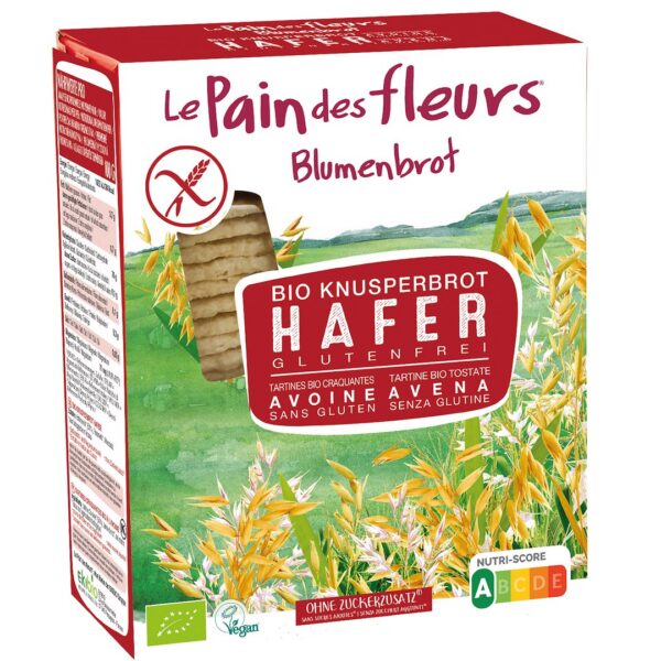 Pieczywo chrupkie owsiane bezglutenowe BIO 150 g — Le Pain Des Fleurs