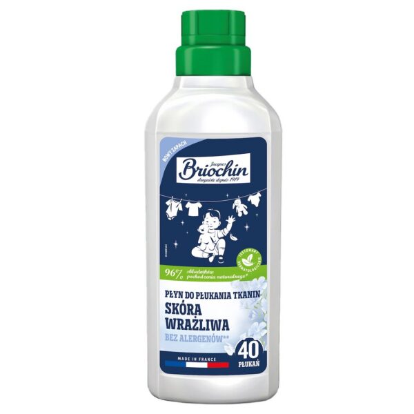 Płyn do zmiękczania tkanin dla skóry wrażliwej 750 ml (40 prań) — Briochin