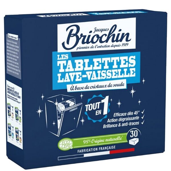 Tabletki do zmywarek silnie odtłuszczające ECO (30 szt.) — Briochin