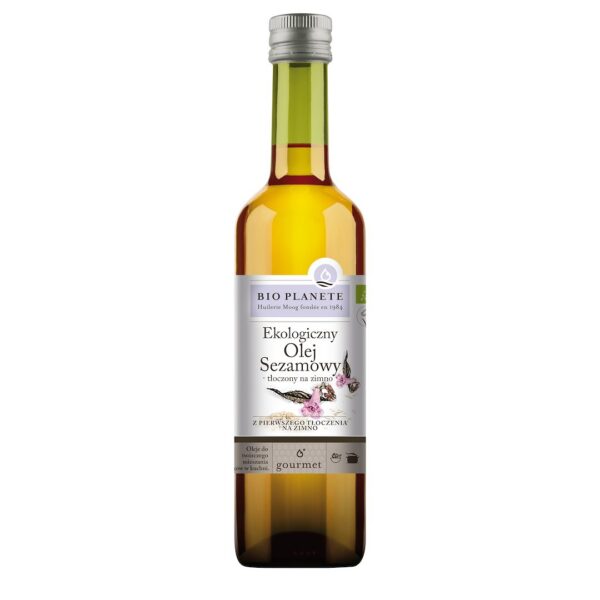 Olej sezamowy tłoczony na zimno BIO 500 ml – Bio Planète