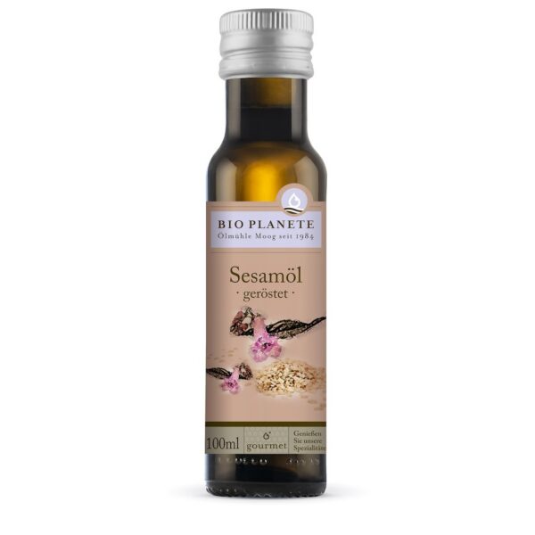Olej sezamowy (z prażonych nasion) BIO 100 ml – Bio Planète