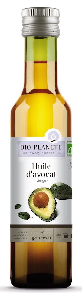 Olej z miąższu awokado tłoczony na zimno BIO 250 ml – Bio Planète