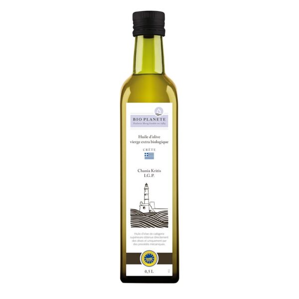 Oliwa z oliwek extra virgin PGI Kreta BIO 500 ml – Bio Planète