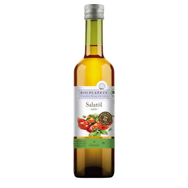 Olej sałatkowy tłoczony na zimno omega-3 BIO 500 ml – Bio Planète