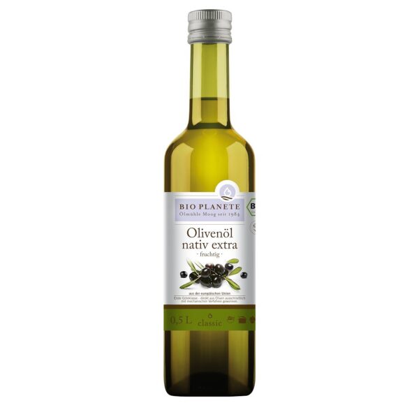 Oliwa z oliwek extra virgin owocowa BIO 500 ml – Bio Planète