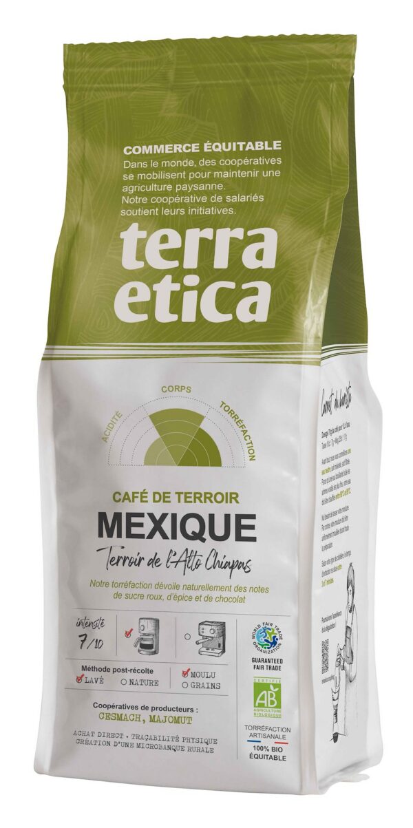 Kawa mielona arabica 100 % Meksyk Fair Trade BIO 250 g — Terra Etica