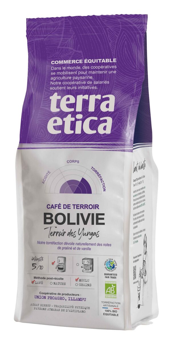 Kawa mielona arabica 100 % Boliwia Fair Trade BIO 250 g — Terra Etica