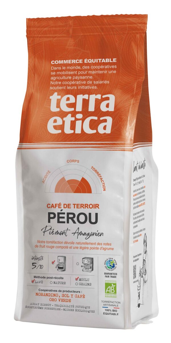 Kawa mielona arabica 100 % Peru Fair Trade BIO 250 g — Terra Etica