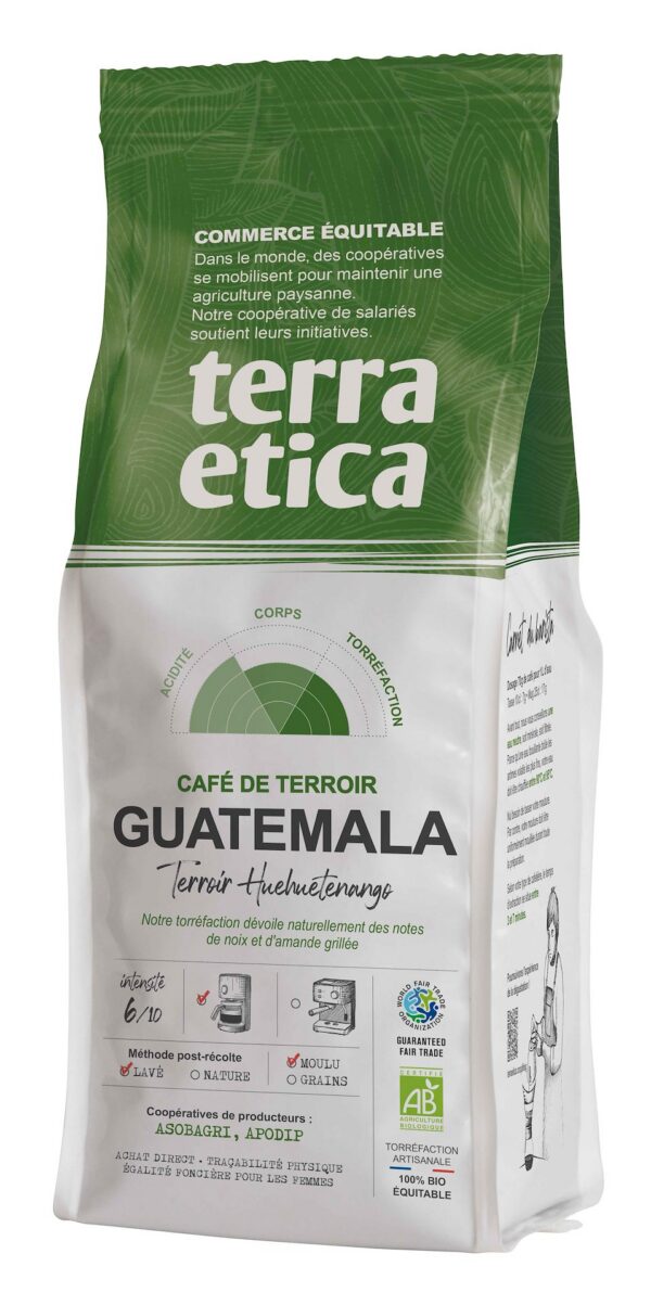 Kawa mielona arabica 100 % Gwatemala Fair Trade BIO 250 g — Terra Etica