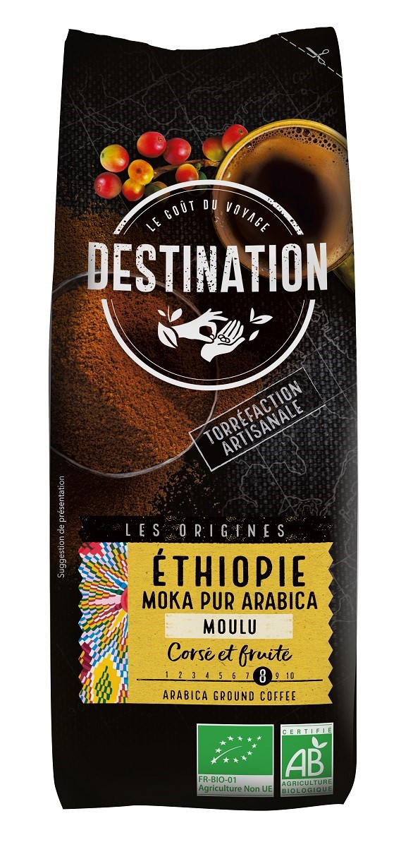 Kawa mielona arabica 100 % Etiopia Fair for Life BIO 250 g — Destination