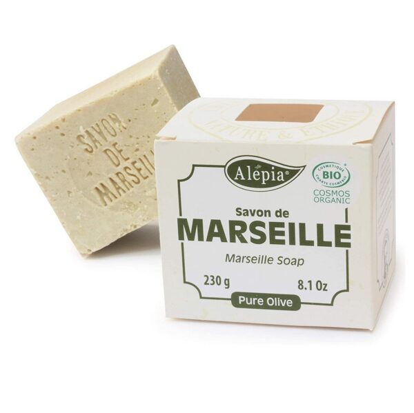 Mydło marsylskie w kostce oliwkowe ECO 200 g — Alepia