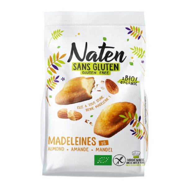 Ciastka z migdałami bezglutenowe BIO 180 g — Naten