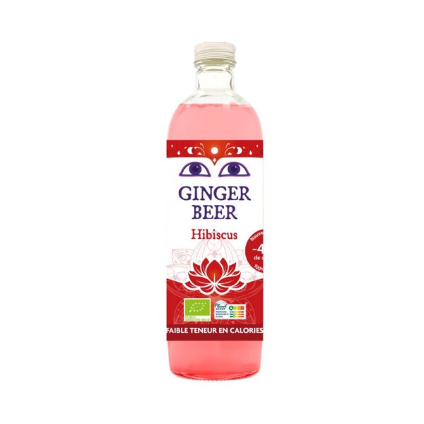 Piwo imbirowe o smaku hibiskusa bezalkoholowe Fair for Life BIO 750 ml — Karma
