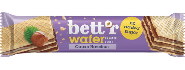 Wafelek z kremem orzechowo-kakaowym bez dodatku cukrów BIO 30 g — Bett’r
