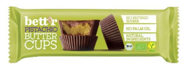 Praliny z kremem pistacjowym BIO (3 x 13 g) 39 g — Bett’r