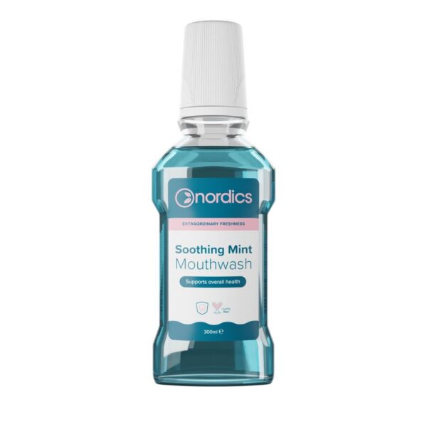 Płyn do płukania jamy ustnej soothing Mint 300 ml — Nordics