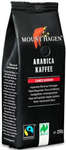 Kawa ziarnista arabica 100 % Fair Trade BIO 250 g — Mount Hagen