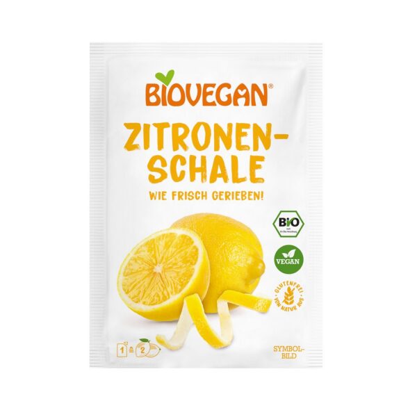 Skórka cytryny mix bezglutenowa BIO 9 g — Biovegan