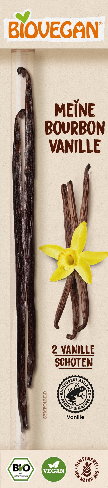 Wanilia Bourbon laska bezglutenowa BIO (2 szt.) — Biovegan