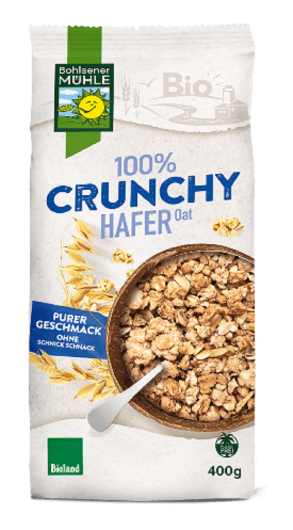 Crunchy owsiane BIO 400 g — Bohlsener Muhle