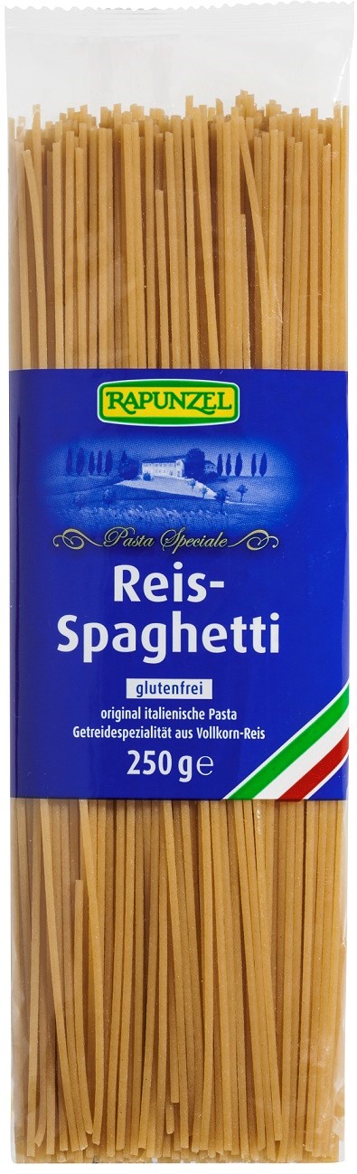 Makaron (ryżowy razowy) spaghetti bezglutenowy BIO 250 g — Rapunzel