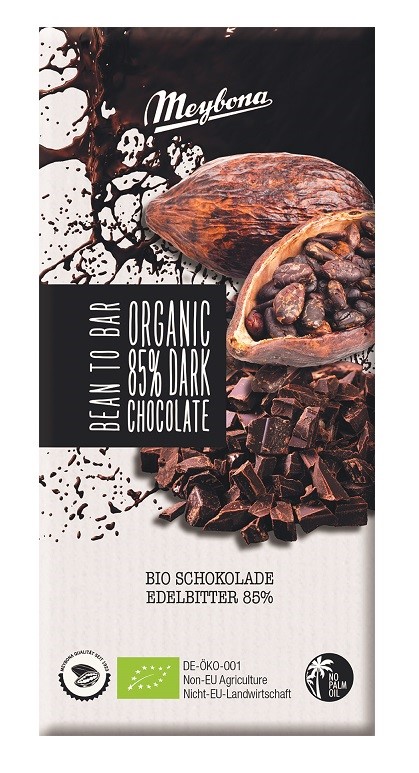 Czekolada gorzka 85 % BIO 100 g — Meybona