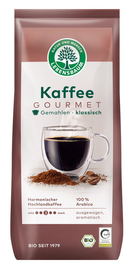 Kawa mielona arabica 100 % klasyczna BIO 500 g — Lebensbaum