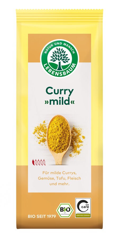 Curry łagodne BIO 50 g — Lebensbaum