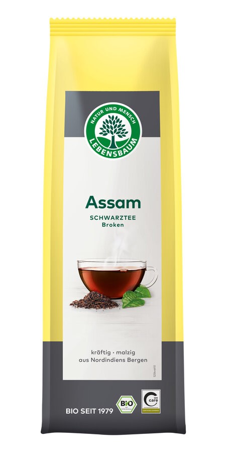 Herbata czarna liściasta Assam BIO 100 g — Lebensbaum
