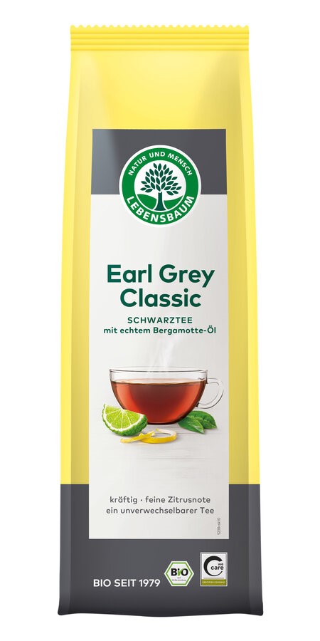 Herbata czarna liściasta Earl Grey BIO 100 g — Lebensbaum