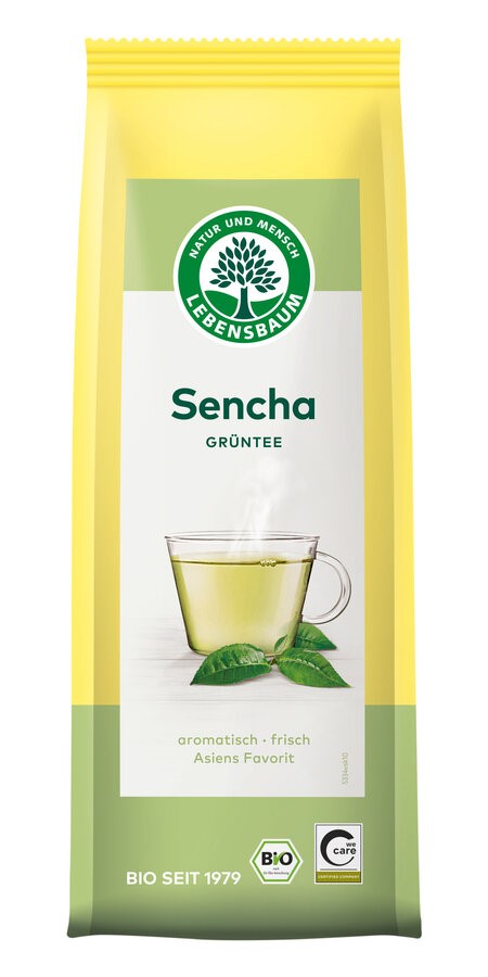 Herbata zielona liściasta sencha BIO 75 g — Lebensbaum