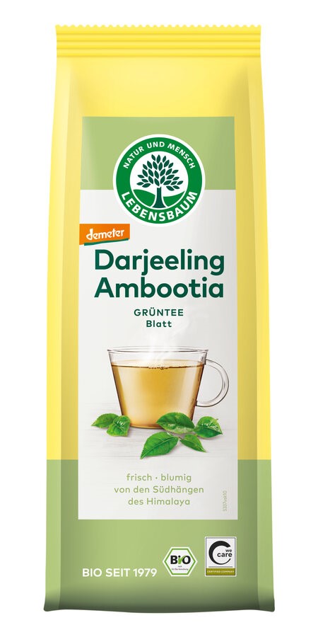 Herbata zielona liściasta Darjeeling Demeter BIO 50 g — Lebensbaum