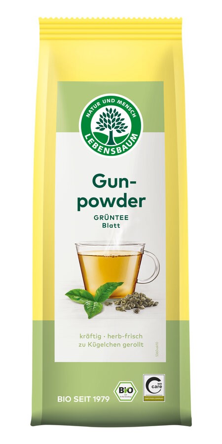 Herbata zielona liściasta gunpowder BIO 100 g — Lebensbaum
