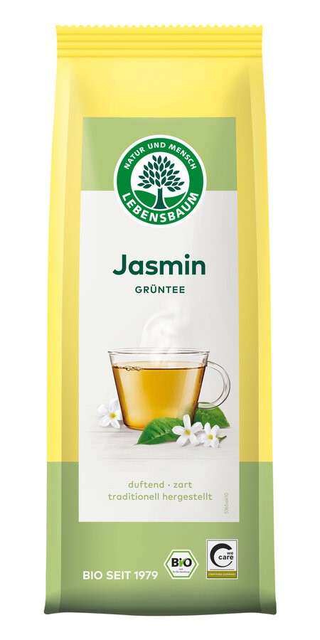 Herbata zielona liściasta jaśminowa BIO 75 g — Lebensbaum