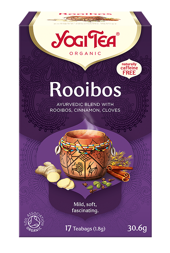 Herbatka rooibos z cynamonem i goździkami BIO (17 x 1,8 g) 30,6 g — Yogi Tea
