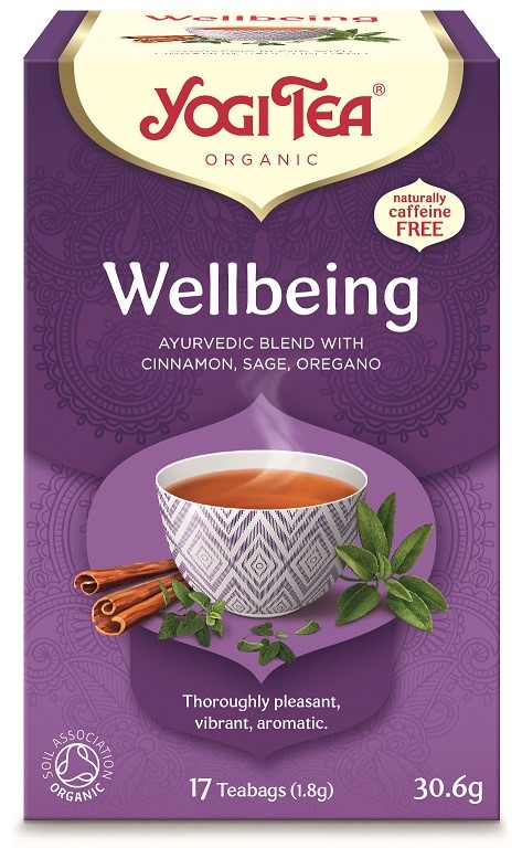 Herbatka ziołowa, cynamon, szałwia i oregano BIO (17 x 1,8 g) 30,6 g — Yogi Tea