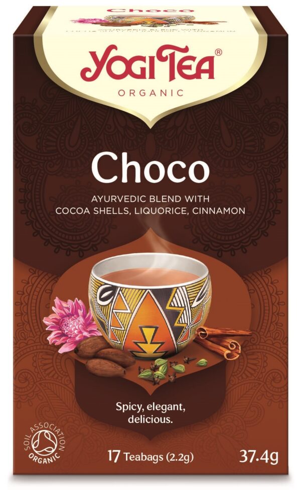 Herbatka czekoladowa z kakao (choco) BIO (17 x 2,2 g) 37,4 g — Yogi Tea