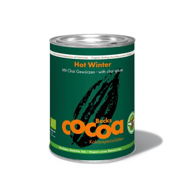 Czekolada do picia hot winter bezglutenowa BIO 250 g — Becks Cocoa