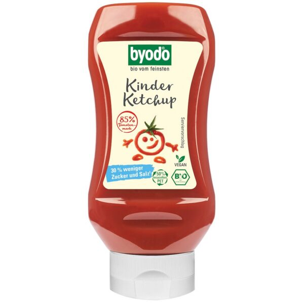 Ketchup dla dzieci bezglutenowy BIO 300 ml — Byodo