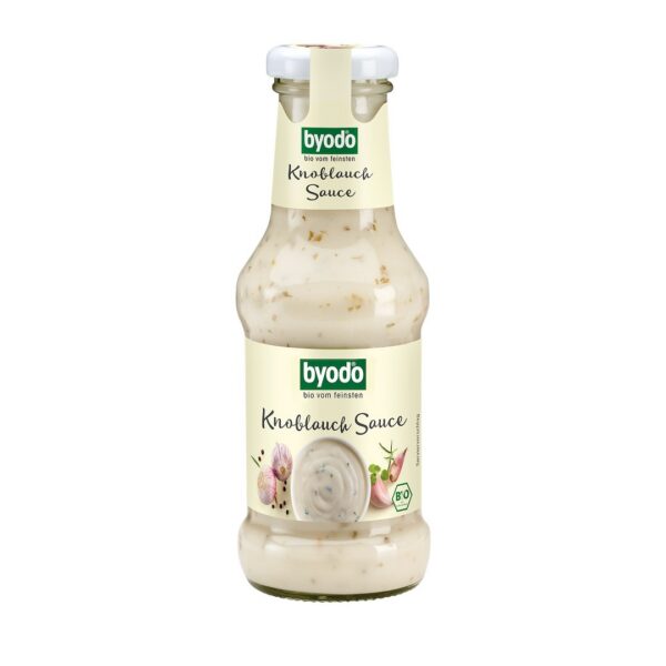Sos czosnkowy bezglutenowy BIO 250 ml — Byodo