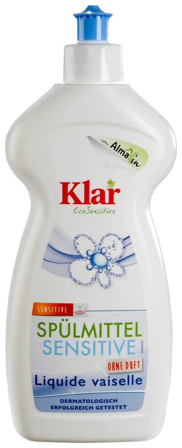 Płyn do mycia naczyń Sensitive ECO 500 ml — Klar