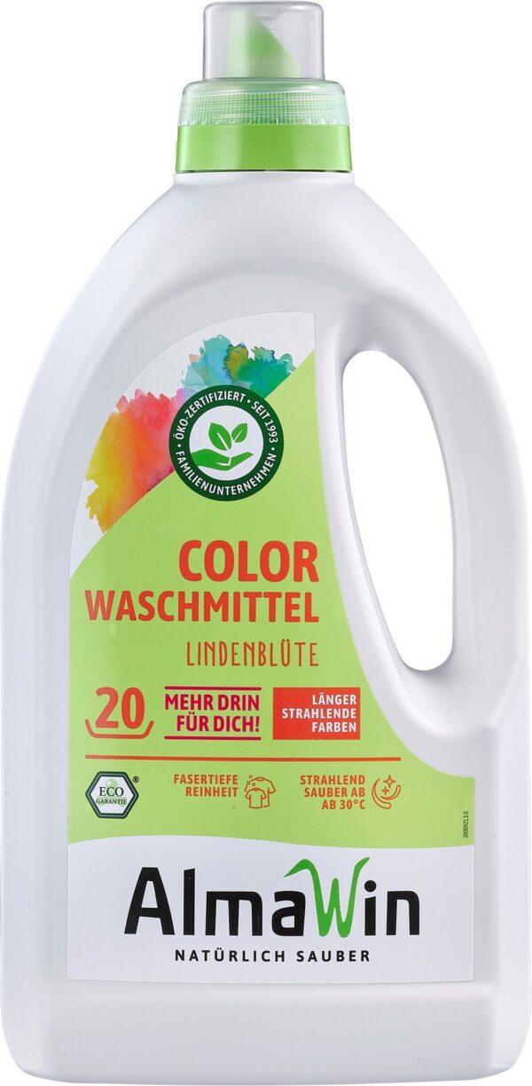 Płyn do prania kolorowych ubrań (koncentrat) ECO 1,5 L (20 prań) — Almawin