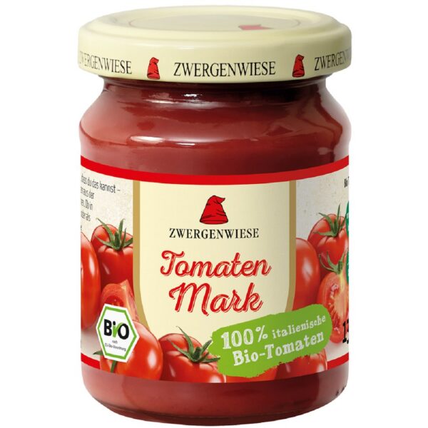 Koncentrat pomidorowy 22 % bezglutenowy BIO 130 g — Zwergenwiese
