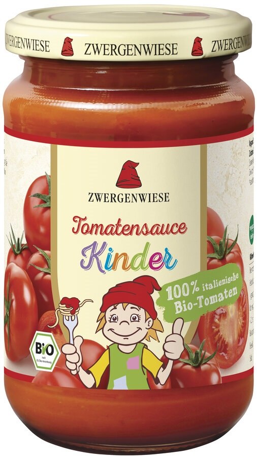 Sos pomidorowy dla dzieci bezglutenowy BIO 340 ml — Zwergenwiese