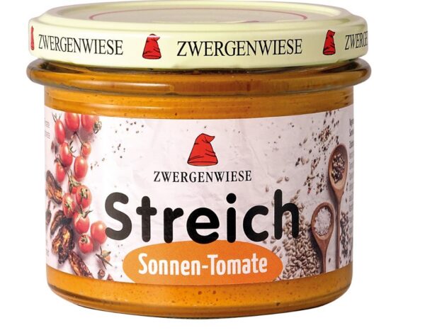 Pasta słonecznikowa z suszonymi pomidorami bezglutenowa BIO 180 g — Zwergenwiese