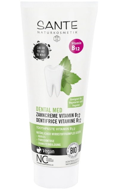 Pasta do zębów z witaminą B12 i fluorem ECO 75 ml — Sante