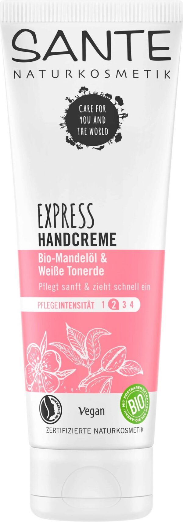Krem do rąk olejek migdałowy i biała glinka ECO 75 ml — Sante