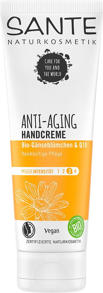 Krem do rąk przeciwstarzeniowy stokrotka i koenzym Q10 ECO 75 ml — Sante