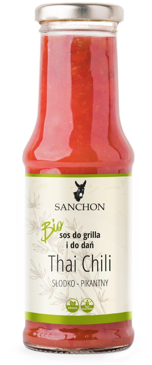Sos wegański thai chili bezglutenowy BIO 210 ml — Sanchon