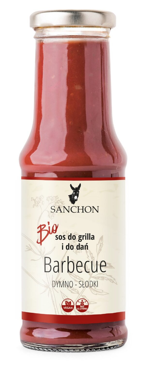 Sos BBQ bezglutenowy BIO 210 ml — Sanchon